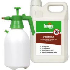 Envira Spinnen-Spray mit Drucksprüher- Spinnenabwehr für Außen und Innen - 5000ml