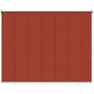 vidaXL Außenrollo 90% UV-Block Terrakotta 200 x 140 cm HDPE