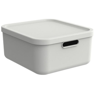 Rotho Box MIT Deckel , Weiß , Kunststoff , Uni , 35.5x17.7x39.5 cm , BPA-frei, Reach, DIN EN ISO 14001, DIN EN ISO 9001 , Tragegriff, Deckel abnehmbar, stapelbar, recycelbar, integrierte Durchlüftung , Ordnen & Aufbewahren, Deko-& Aufbewahrungsboxen, Stapelboxen