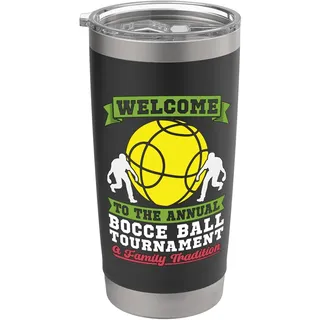 Welcome To Annual Boccia Boccia Loves Lawn Bowling Boccia Doppelwandiger Edelstahl-Thermobecher