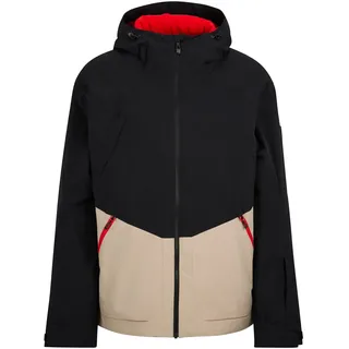 Ziener Skijacke ZIENER "TOBIN-Z jacket man", Herren, Gr. 52, beige (sandstone), Obermaterial: 100% Polyester. Futter: 100% Polyester. Futter 2: 100% Polyamid. Wattierung: 100% Polyester, Jacken Skijacke