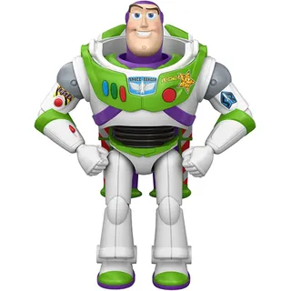 Disney Pixar Toy Story 5 große startbereite Buzz Lightyear-Figur, 25 cm beweglich, 3 Jahr(e), Mehrfarbig, Kunststoff, Metall
