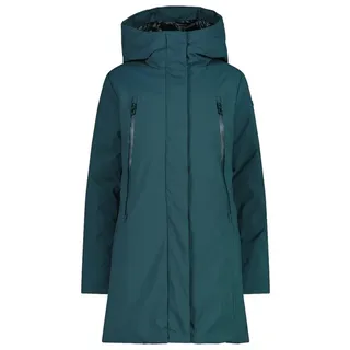 CMP Woman Padded Coat FIX Hood trek green (F520) 36