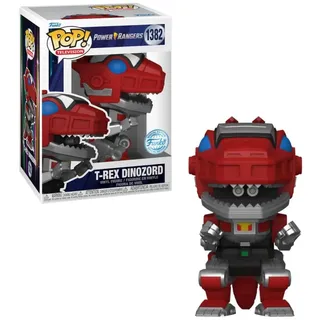 Funko Pop! TV: Mighty Morphin Power Ranger 30th – Red Zord (Exc) Sammelfigur aus Vinyl – Geschenkidee – Offizielles Merchandise – Spielzeug für Kinder und Erwachsene – Modellfigur für Sammler und