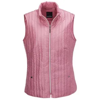 GOLDNER Kurzweste »Kurzgröße Leichte Steppweste mit Stehkragen«, rosa