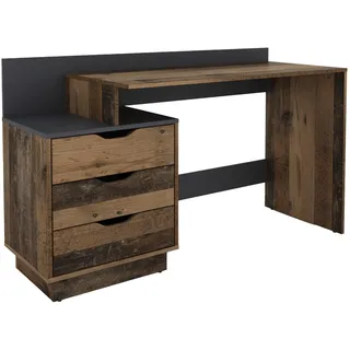 byLIVING Schreibtisch Belfast Old Navy - Anthrazit