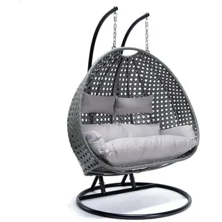 Home Deluxe Hängesessel Twin Grau