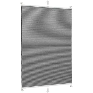 Sekey Wabenplissee 35 x 100 cm grau