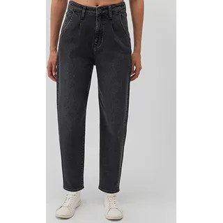 mavi Jeans High-Rise Pleated Baggy Dunkle Waschung Größe: 33W / 27L - Dunkelgrau