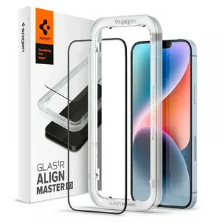 SPIGEN Glass tR AlignMaster HD 1 Pack - FC black - iPhone 14/13 Pro/13