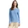 Long-Pullover Blau S