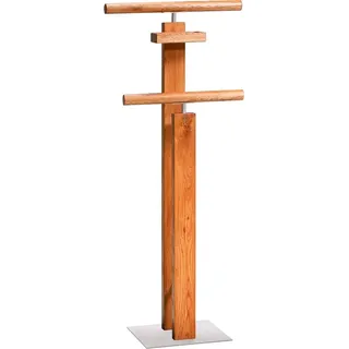 Herrendiener HASENA "Claudio", braun (wildeiche natur), B:45cm H:107cm T:28cm, Massivholz, Herrendiener, Herrendiener