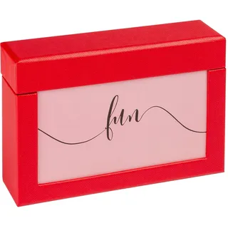 Walther design Aufbewahrungsboxen rot, 10 x 15 cm, Fun