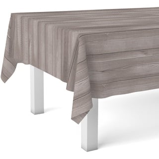 Martina Home Wachstuchtischdecke Wood, 200 x 140 cm, Braun