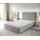 Boxspringgestell Dream-Well 120x200 cm Mikrofaser Grau