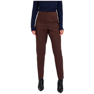 VERO MODA Damen Vmsandy Hr Tapered Pant Noos Karottenhose, Coffee Bean, XS EU