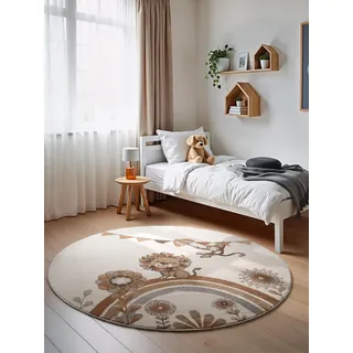 Villeroy & Boch Roar like a Lion Teppich Kinderteppich Ø 160 cm creme/multifarben