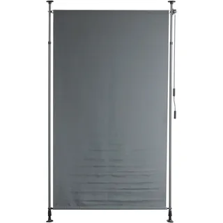 Garden Pleasure Sichtschutz 150 x 270 cm Anthrazit Aluminium