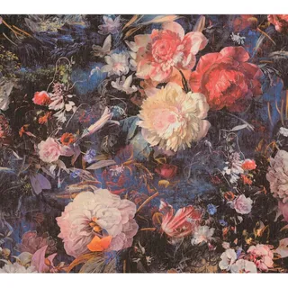 A.S. Création Vliestapete Blumen Bunt Rot