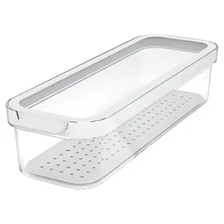 Rotho Frischhaltedose transparent weiß 28,2 cm 1,15 l