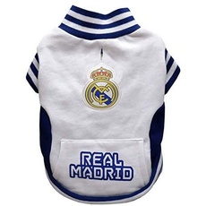 Real Madrid CF Hundepullover, Größe L, offizielles Produkt (CyP Brands)