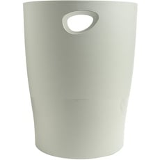 Bild 45306D 8x Papierkorb ECOBIN 8er Pack Papierkörbe 15 Liter mit Griffen. Eleganter und robuster und Mülleimer im modernen Design grau