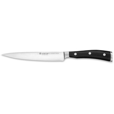 WÜSTHOF Classic Ikon Filiermesser 16 cm, Schwarz,silber