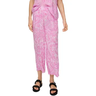 s.Oliver Culotte aus Viskose mit Elastikbund und Musterstruktur