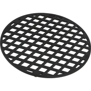 BBQ-Toro Gusseisen Grillrost Ø 45 cm, für Ø 47 cm Kugelgrill, bereits eingebrannt - preseasoned - Schwarz