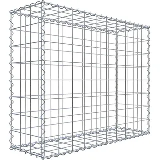 Gabiona Gabione 100 cm x 80 cm x 30 cm mit Maschenweite 10 cm x 10 cm