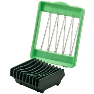 Genius Gemüseschneider , Grün , Metall, Kunststoff , auch für andere Obst- und Gemüsesorten geeignet , Küchenzubehör, Küchenhelfer, Obstschneier & Gemüseschneider