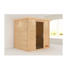 KARIBU Sauna »Anja«, für 3 Personen, ohne Ofen - beige