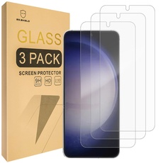 Mr.Shield Schutzfolie Kompatibel mit Samsung Galaxy S24 [Fingerprint Unlock Compatible] [3 Stück] Schutzglas Schutzglasfolie 9H Härte, HD Klare Displayschutzfolie