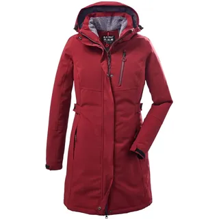 KILLTEC Damen Funktionsparka/Parka mit abzippbarer Kapuze KOW 165 WMN PRK, weinrot, 44, 37726-000