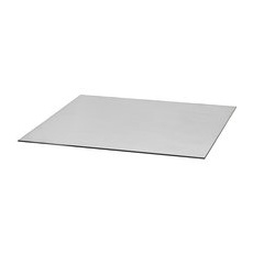 TIS Bodenplatte, quadratisch, BxL: 110 x 110 cm, Stärke: 8 mm, transparent