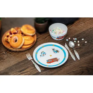 Zilverstad Geschirr-Set Einsatzfahrzeuge Porzellan