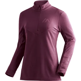 Maier Sports Denise W Fleece Mit Halbem Reißverschluss - Rich Soil - 38