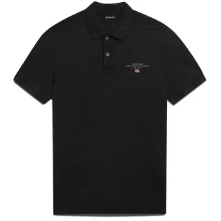 Napapijri Herren Poloshirt, Schwarz 041, L