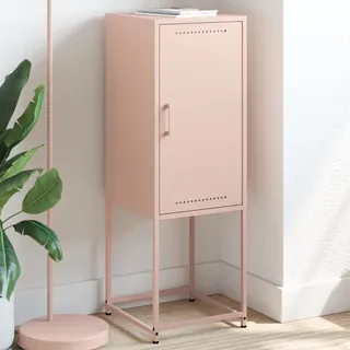 vidaXL Highboard Rosa 36x39x107 cm Stahl - Rosa