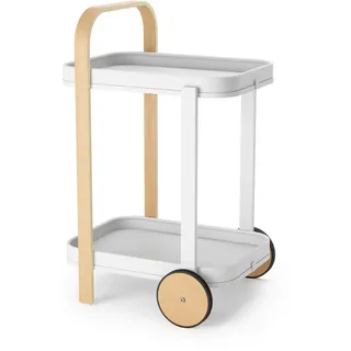 Umbra Servierwagen Weiß / Holz natur
