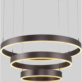 6053O 3 Ringe LED Pendelleuchte mit Fernbedienung Lichtfarbe/ Helligkeit einstellbar