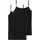 Unterhemd 2PACK Schwarz S