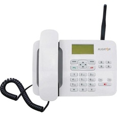 Aligator T100 mobile phone White, Telefon, Weiss