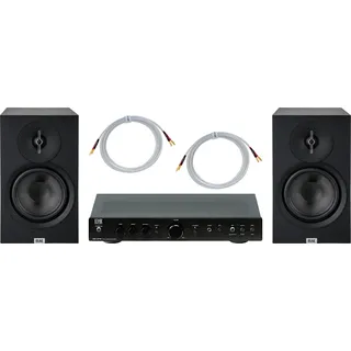 ELAC Debut B6.3 BK / QED / BC Acoustique EX-214 HiFi Stereoanlage Set