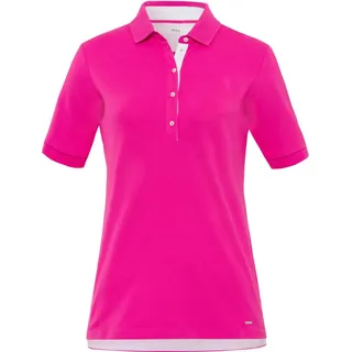 BRAX Damen Style Cleo Poloshirt Pique Polohemd, Flush, 38