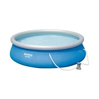 Happy People Quick Up Pool Set 396 x 84 cm inkl. Filterpumpe