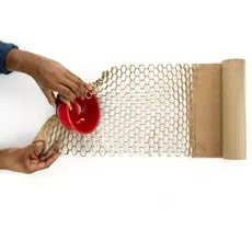 Scotch Cushion Lock Schutzfolie, 30,5 cm x 15,2 m, nachhaltige Verpackungslösung für Verpackung, Versand und Umzug, keine Schere oder Klebeband erforderlich, tolle Alternative zu Luftpolsterfolie