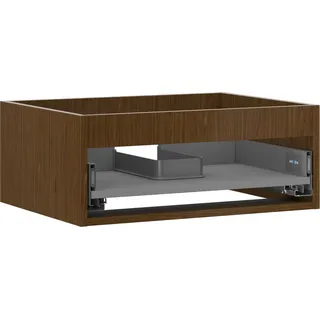 Mexen Box-A Waschtischunterschrank Korpus 60 cm, 1 Schublade, Nussbaum - 91AX0-0600-235-1-86