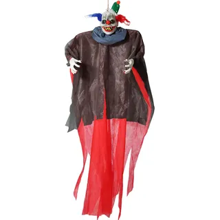 BigBuy Carnival S1125792 Clown-Anhänger Halloween, 175 x 148 x 18 cm, Verschiedene Materialien, Mehrfarbig