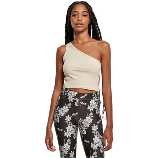 Urban Classics Damen Ladies Cropped Asymmetric Top softseagrass, S